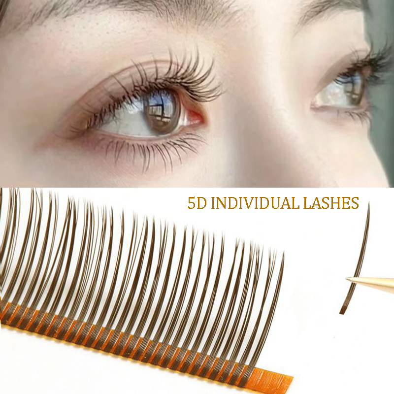 Eyelash Extensions Classic - رموش فردية خماسية الأبعاد رموش صناعية