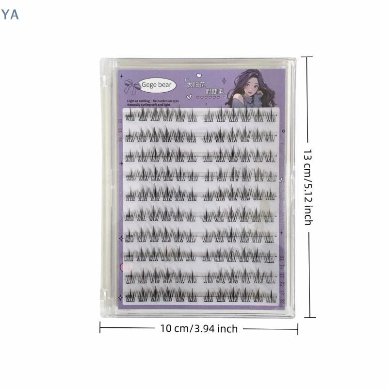 Eyelash Extension Examples - 【SA】【SA】رموش صناعية بدون غراء بتصميم شمسي،