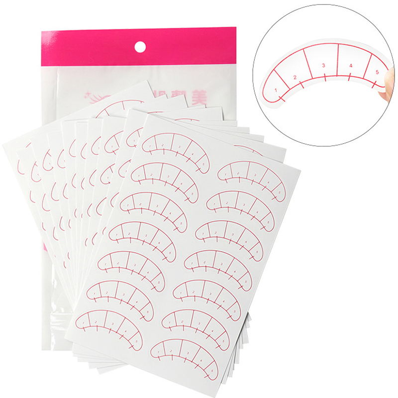 Lash Mapping Sticker - 70/140 Pairs لاش رسم الخرائط ملصقات