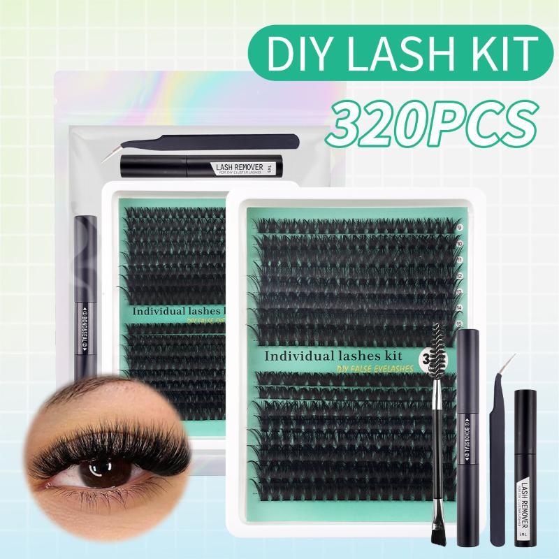 Eyelash Extension No 9 - رموش صناعية كثيفة ثلاثية الأبعاد 320