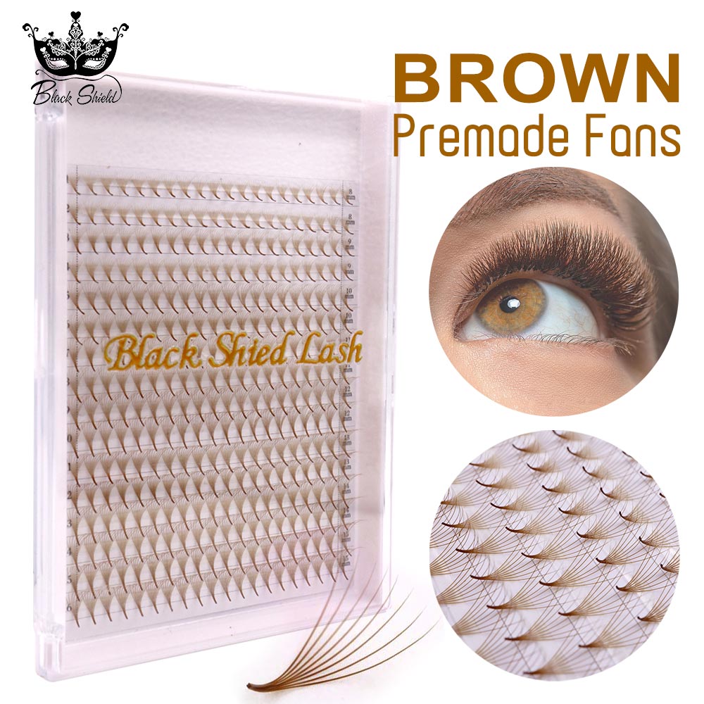 Eyelash Extension Remover At Home - 320 مروحة رموش ملونة جاهزة بقاعدة