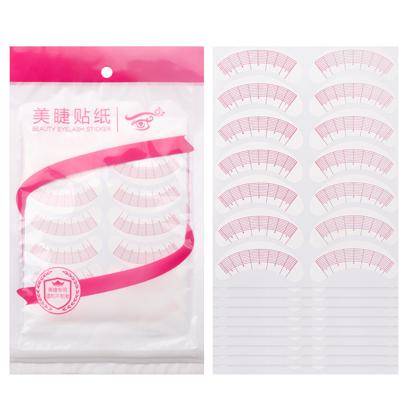 Lash Mapping Sticker - 70 Pairs رمش رسم الخرائط ملصقات