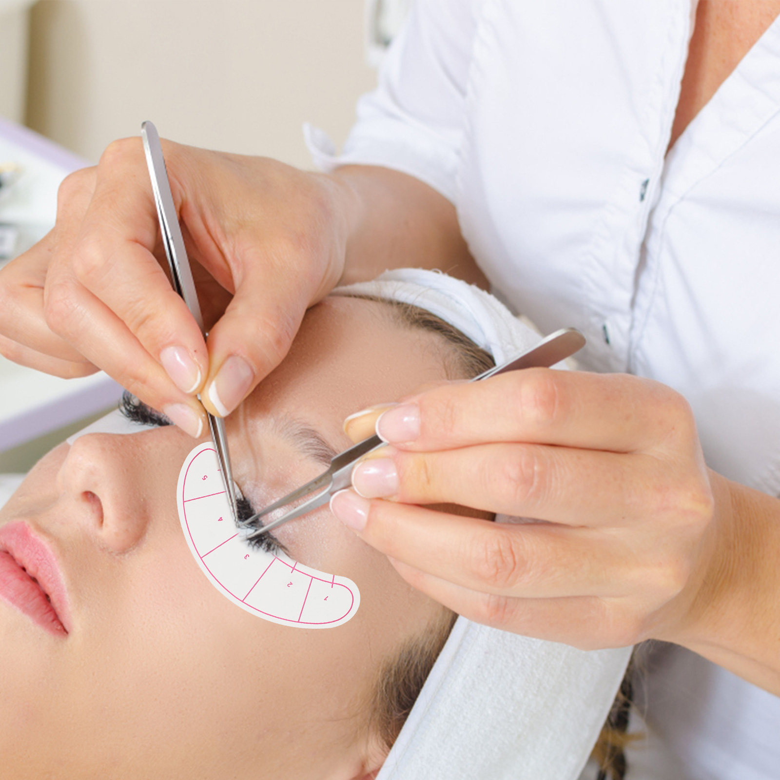 10 أوراق لاصقة لتمديد الرموش م - مراجعة Lash Mapping Sticker وسعره