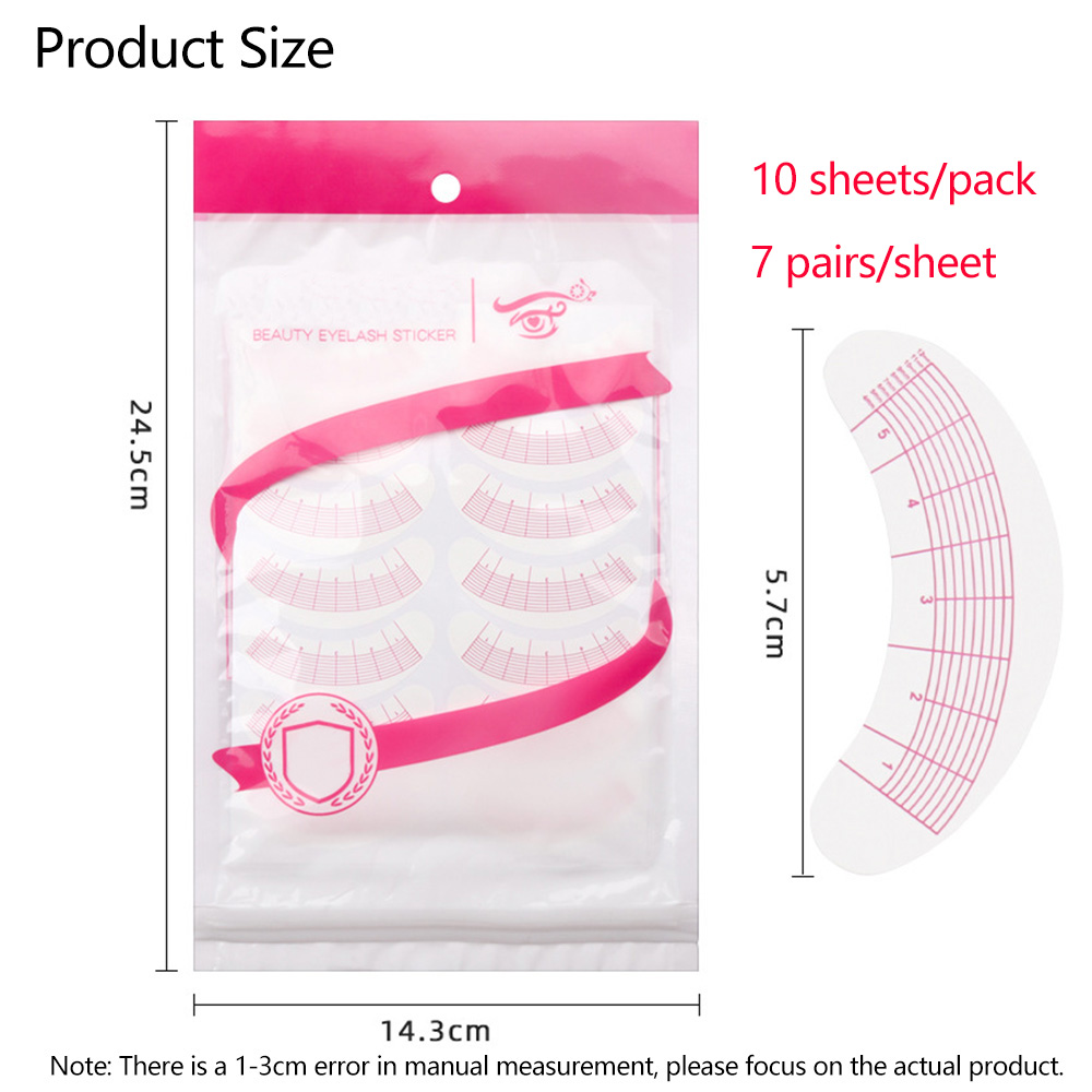 2/5 عبوات من ملصقات رسم الرموش - مراجعة Lash Mapping Sticker وسعره