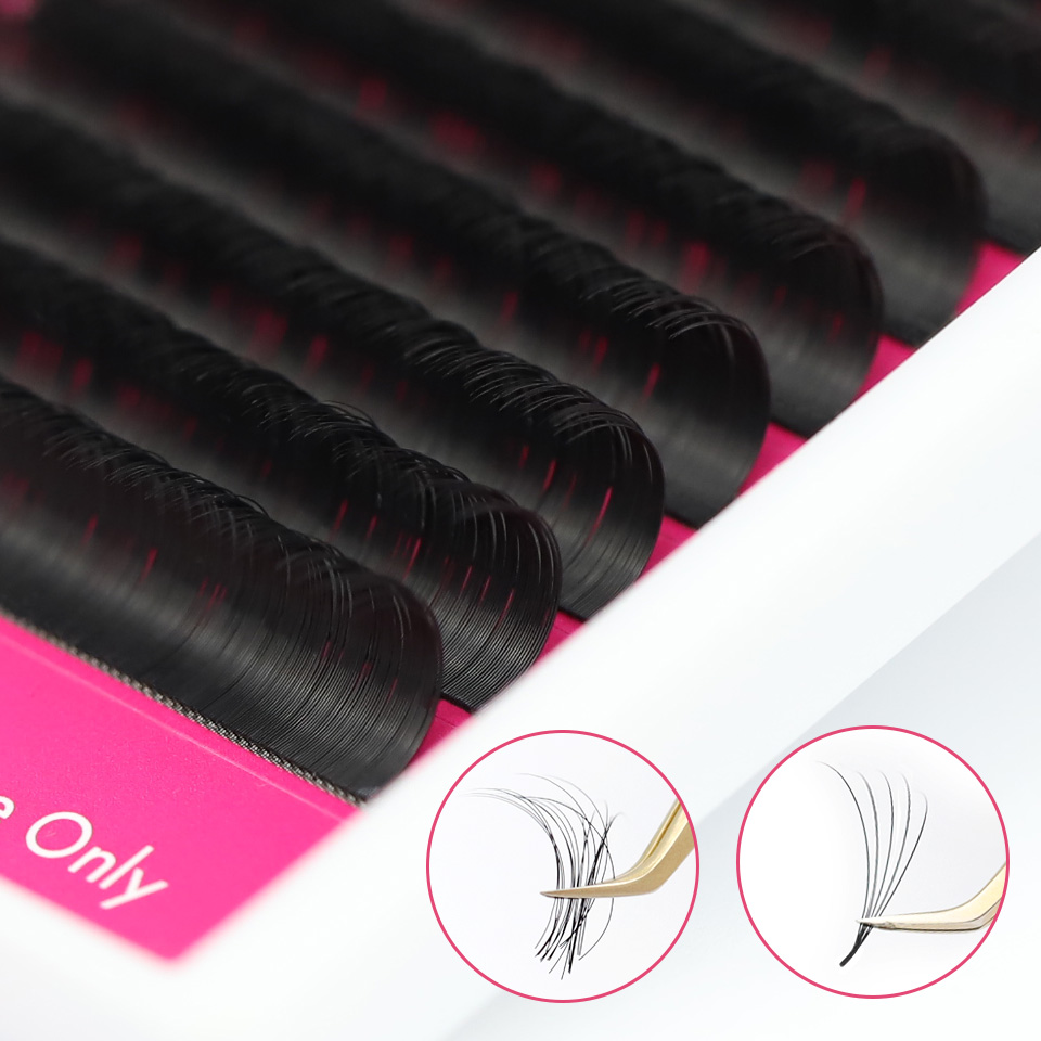 10 صواني لينة ماتي الأسود الكش - مراجعة Eyelash Extensions Classic وسعره