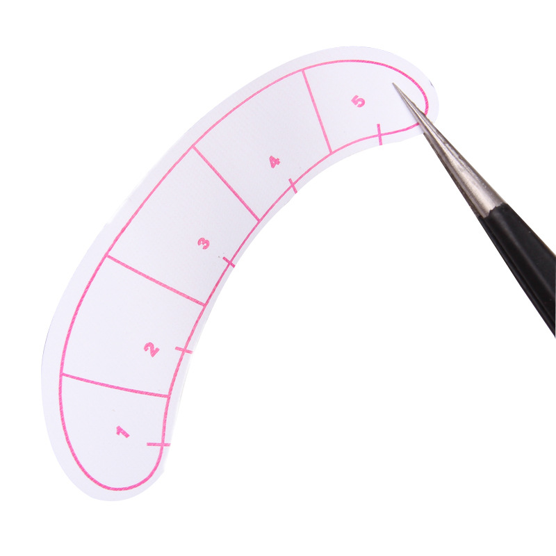 رقع ورقية لوصلات الرموش ، لتطب - مراجعة Lash Mapping Sticker وسعره