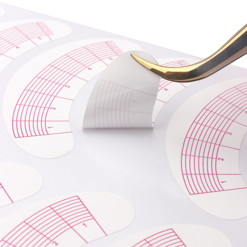 ملصقات للتدريب على إطالة الرمو - مراجعة Lash Mapping Sticker وسعره