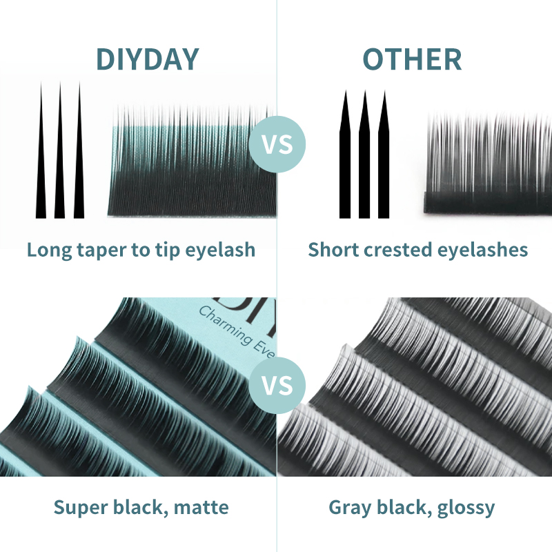 DIYDAY أسفل رمش تمديد B/C 5 مل - مراجعة Eyelash Extensions Classic وسعره