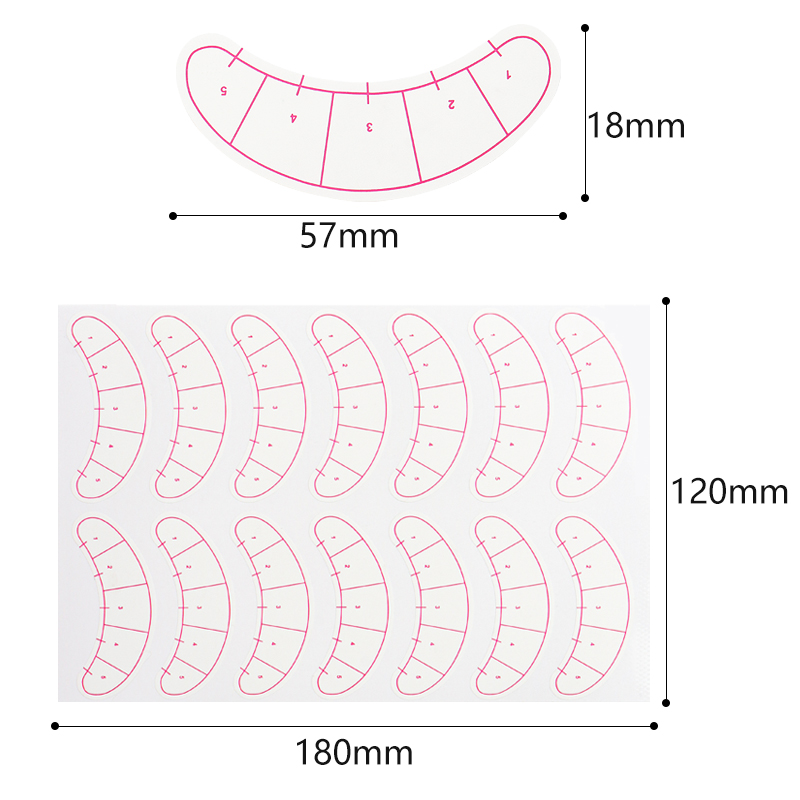 70 Pairs رمش رسم الخرائط ملصقا - مراجعة Lash Mapping Sticker وسعره