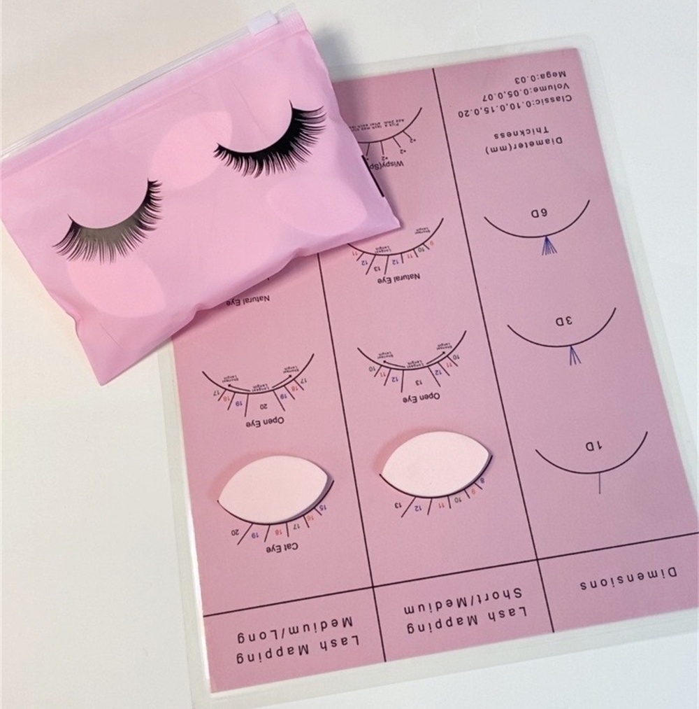 المبتدئين لاش خريطة الرسم البي - مراجعة Lash Mapping Sticker وسعره