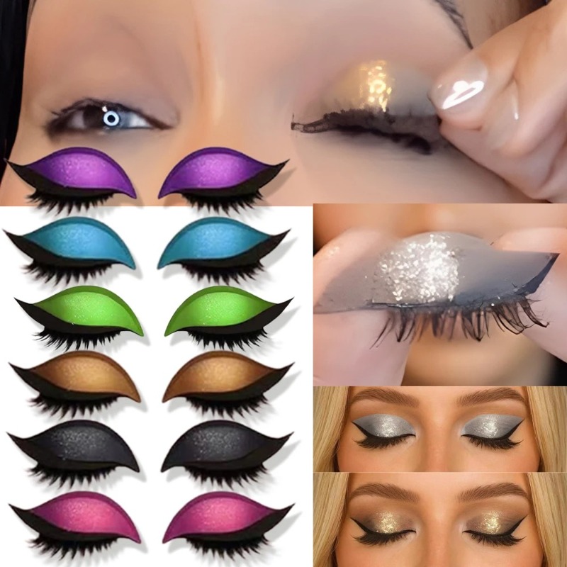 1/2 زوج من لاصقات ظلال العيون  - مراجعة Lash Mapping Sticker وسعره