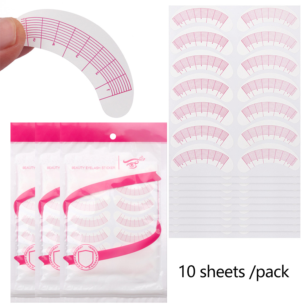 2/5 عبوات من ملصقات تخطيط الرم - مراجعة Lash Mapping Sticker وسعره