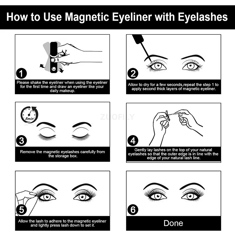 1/2 قطعة من محدد العيون المغنا - مراجعة Eyelash Extension Eyeliner وسعره